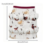 Egg Gathering Apron Cute Egg Collecting Apron Adjustable Long-Lasting for Homesteaders, Chicken Coop, Backyard Farm