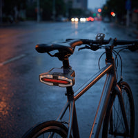 Bright Bike Tail Light with Wireless Control Led Rear Light with Turn Signals Smart Bike Turn Indicator Compact for Night Riding, Road Cycling