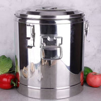 Stainless Steel Thermal Container Long-Lasting Insulation Large Capacity Milk Tea Barrel Insulated Beverage Dispenser Easy To