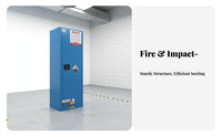 Cabinet Storage Cabinet Secure Locking System Industrial Harmful Goods Locker for Warehouse, Research Facility