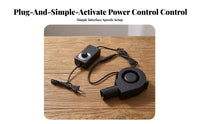 Burner Blower with Speed Controller | Adjustable air movement Setting, Brushless Motor Design, Centrifugal Blower with Control Box, for Oil heaters