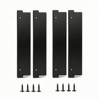 4 Pieces Lavatory Stall Privacy Strip Wipe-Clean Lavatory Stall Door Privacy Cover Kit Restroom Door Opening Filler for Public Restrooms