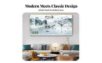 Battery Operated Wall Clock with Calendar and Temperature Modern Design Wall Clock with Calendar Easy to Read Large Display for Home, Office