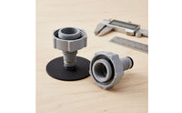2 Pieces Threaded Design Optimal Method Hose Adapter Sealed Connection Pool Cleaner Hose Adapter Easy to Install