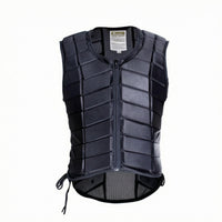 Equestrian Torso Guard Breathable Mesh Horse Riding Vest Zip Front Riding Shielded Vest