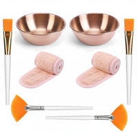 24 Pieces Stainless Steel Bowls Face Mask Mixing Tool Set Washable Face Mask Mixing Bowl Set Easy to Clean for Women