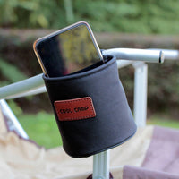 Textured Material Camping Chair Cup Holder uncoveredTop Camping Chair Drink Holder Fastening Strap Outdoor Accessory Strap Loop Loop