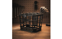 Mounting Hardware Front Bike Basket Rigid Handlebar Basket Black Cycle Accessory Rounded Rectangular
