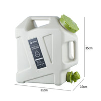 Food Grade Camping Water Carrier Large Opening Water Jug with Spigot Double Handle Design for Outdoor
