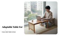 Space-Saving Foldable Bed Desk Multi-Functional Foldable Bed Tray with holders Multifunctional Floor Table Rounded Corners for Students, telecommuter Workers, Adults, Bay opening, Studying, Home Office, Dorm Room
