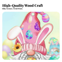 12 Pieces Easter Gnome and rabbit Pendants Lightweight Hanging decoration for children