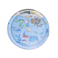 Underwater World Water Play Mat Raised Edge Inflatable Water Mat Round Children's Toy PVC for Babies