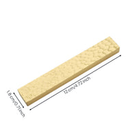 Brass Paperweight Ruler Solid Lettering Weight Decorative Lettering Paperweight for Calligraphers