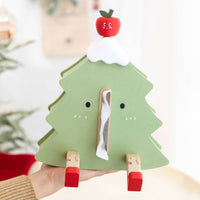 Decorative Tissue Box with Legs Multifunctional Design Cartoon Tissue Holder Phone Stand Tree Shaped Napkin Container for Kids, Bedside Table, Desktop