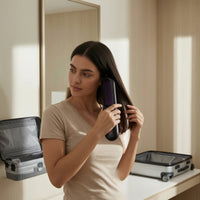 Cordless Hair Straightener Brush Portable Hair Straightener Brush for Mobile Users, Travel, on the Go