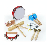 14 Pieces Hand Percussion Assortment Early Music Education for Toddlers, Parents