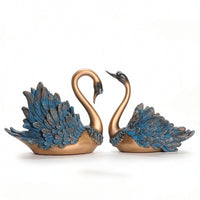 Swan Ornament Shiny Swan Ornaments Unique Tabletop Ornament for Homeowners, Art Collectors