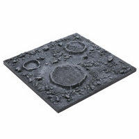 Finished Product Moon Surface Display Base Detailed Texture Cratered Terrain Model Stand for Action Figure Collectors