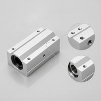 SCS10LUU Block High Precision Linear Ball Bearing Slide Block Linear Ball Bearing Low Friction Machined for Makers, CNC Machines