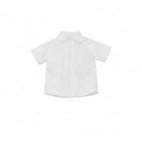Casual Style White Doll Blouse Easy to Match BJD Doll Shirt Long Sleeve Option Toy Clothing