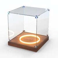 Acrylic Basketball Display Case High Clearness Football Display Box Easy to Assemble Clear Sports Sports Memorabilia Holder for Collectors, Game Room