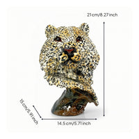 Creature Bust Figurine Carved Abstract Bust Sculpture Hand Finished Tabletop Ornament for Homeowners, Bookshelf