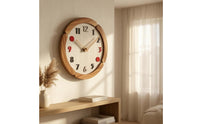 Wooden Wall Clock Easy Reading Wooden Wall Clock Clockwork Mechanism Timepiece