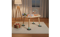 Fine Movement Skills Wooden Multi-Activity Toy Table Hand-Eye Coordination Wooden Child-Led Activity Table Cognitive Development Children's Plaything Sturdy for Toddlers, Babies, Playroom, Nursery, Daycare