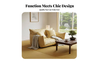 advanced Fabric Upholstery Armless Low Sofa Modern Minimalist design Lounge Seat No Installation Needed Floor Chair Comfortable Design for Teenagers, Meditators, Living Room, Apartment, Playroom, Meditation Corner