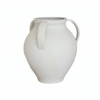 Antique Urn Vase Widely Mouth Home Decor Highlight Vintage Pottery House Ornament
