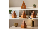 Aromatic Burner with Drawer Wooden Censer Hollow-out for Home Decor