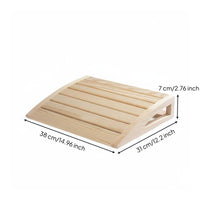 Wooden Sauna Pillow Sturdy Solid Wood Headrest Easy to Maintain Wooden Neck Support