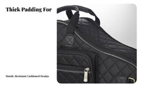 Shaped Alto Saxophfirst Container Backpack Design Soft Saxophfirst Container Padded Interior Instrument Gig Bag for Saxophonists, Musicians, Transit