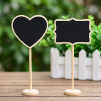 Mini Wooden Desktop Blackboard, 6×8cm, For Cafe & Store, For Messages