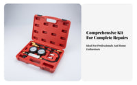 Flexible Hose Hard Cylinder Compression Tester Automotive Troubleshooting Case Pressure Test Kit