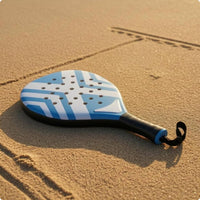 Teardrop Padel Racket Wrapped Handle Padel Racket Sports Gear Non-Slip Grip Soft Feel