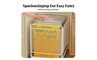 Wheeled Organizer container With casters Rolling Storage Crate Stackable for Study Room