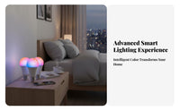 10W E27 Bulb Music Sync WiFi Smart Bulb WiFi Voice-Alternating Current Tivated Light 16 Million Hues No Hub Required for Parents