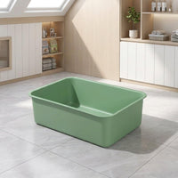 Stainless Steel Open Litter Tray, Metal Tray for Indoor Use, Easy Clean Multi-Cat Home Solution