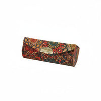 Lipstick Case with Mirror Textured Travel Case with Mirror Mini Lipstick Box for Jet-Setters