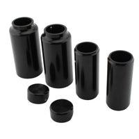 Motorcycle Front Shock Absorbing Bushings Sleeves Kit Aluminum Alloy Front Fork Cover Kit for Chopper Builders