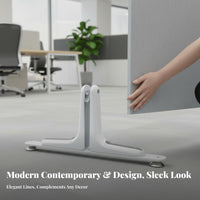 Office Divider Foot Mobile with Brakes Room Divider Feet Movable Design Partition Support for Facility Managers, Co-Working Space, Commercial Spaces