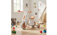 Three-Wheeled Tricycle Kids Trike Molded Body Young Child Trike Footrests