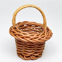 Parrot Toy Miniature Basket for Chewing, Parrot Enrichment Toy, Parakeet Entertainment, Bird Cage Accessories