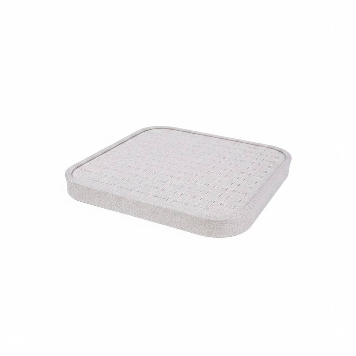 Linen Jewelry Tray Stackable Band Earring Tray Scratch Protection for Dressing Table