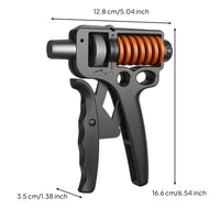 Anti-Slip Hand Gripper with Adjustable Resistance Ergonomic Hand Grip Exerciser Compact Finger Strengthener Portable for Athletes, Climbers, Home Gym, Office