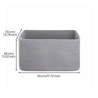 Rope Storage Basket Multifunctional Rope Basket Versatile Toy Storage Bin for Pets, Bedroom