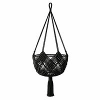 Indoor Macrame Plant Hanger Bohemian Hanging Plant Holder Handmade Hanging Planter Basket Decorative for Balcony, Window