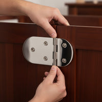 Boat Cabinet Hinge Cast Marine Hinge Polished Hardware for Boat Owners, Yacht Builders, Yachts, Cabinets