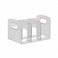Transparent Design Multi-Section Display Stand Minimalist and design Clear U-Shaped Stand Space-Saving desktop display stand High transparency for Students, Adults, Dorm Room